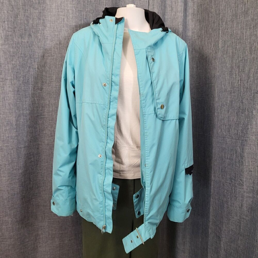 BURTON Mutiny DryRide Insulated Snowboard Jacket Aqua Blue Teen Girl's L